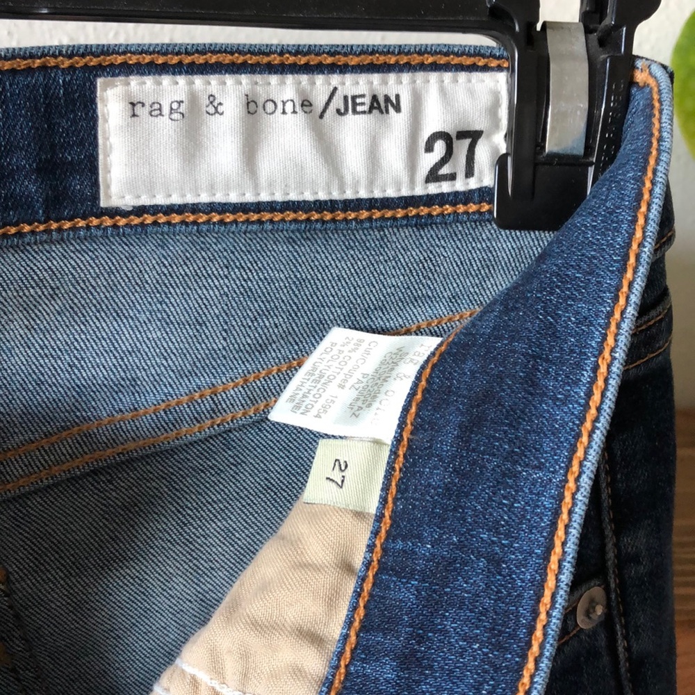 Rag and Bone Skinny Cropped Ankle Jeans 27 - Picture 7 of 8